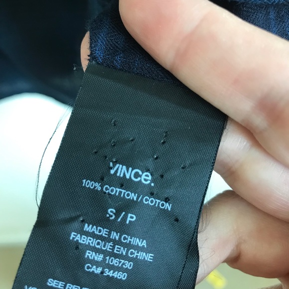 Vince 100% Cotton Plaid Button Down - Picture 5 of 6